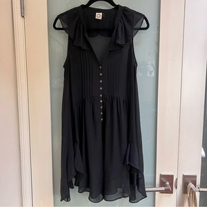Anthropologie Akemi + Kim Sheer Ruffle Tunic